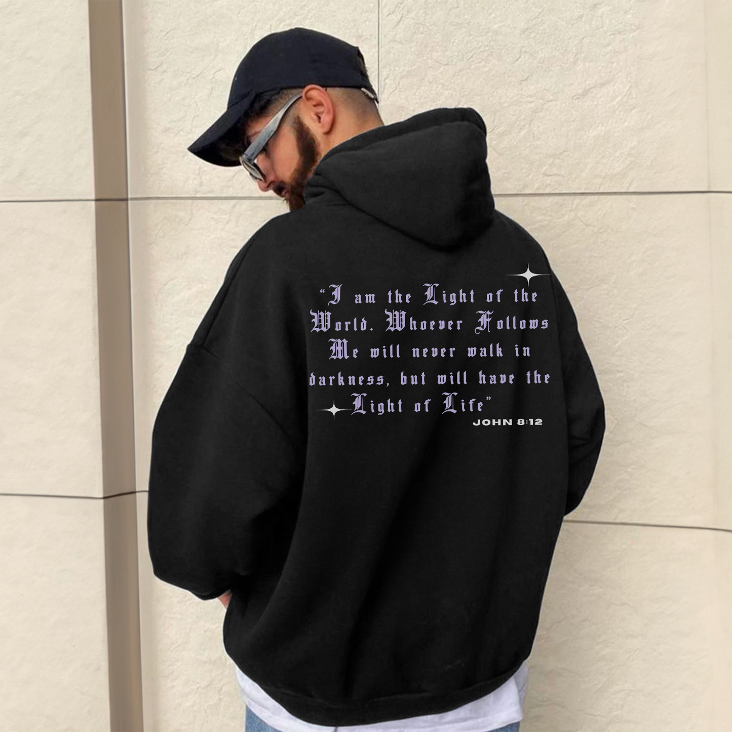Light of The World Hoodie - Christian Scripture Unisex Hoodie