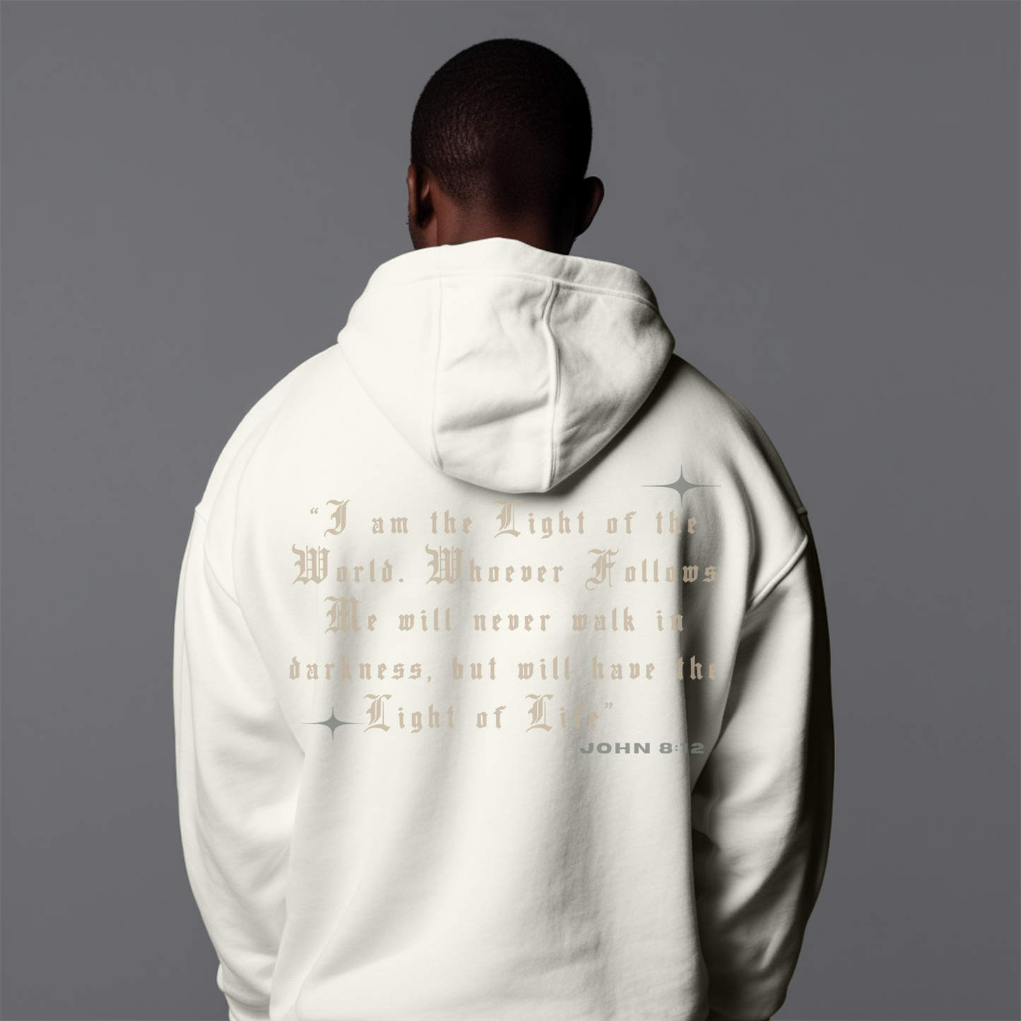 Light of The World Hoodie - Christian Scripture Unisex Hoodie