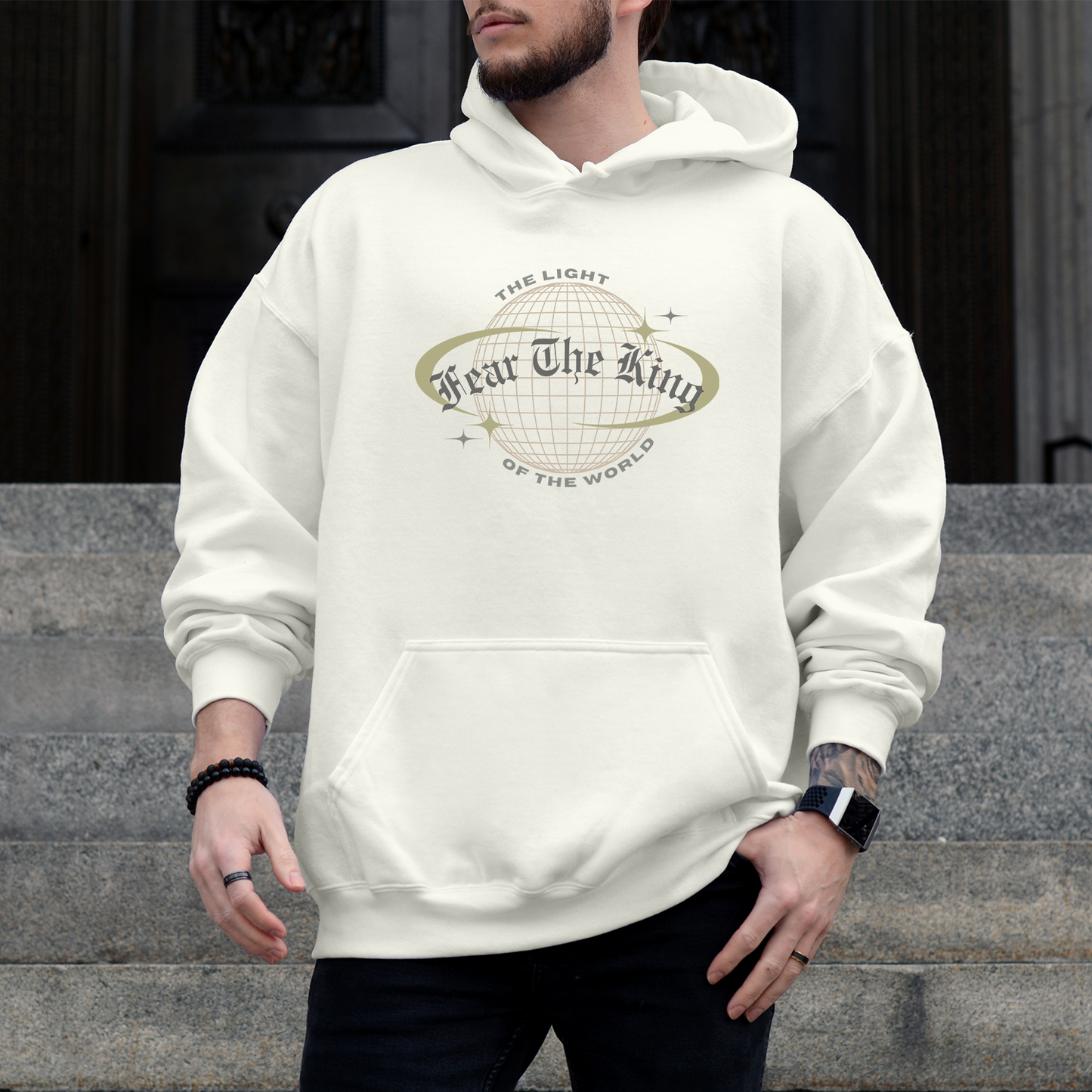 Light of The World Hoodie - Christian Scripture Unisex Hoodie