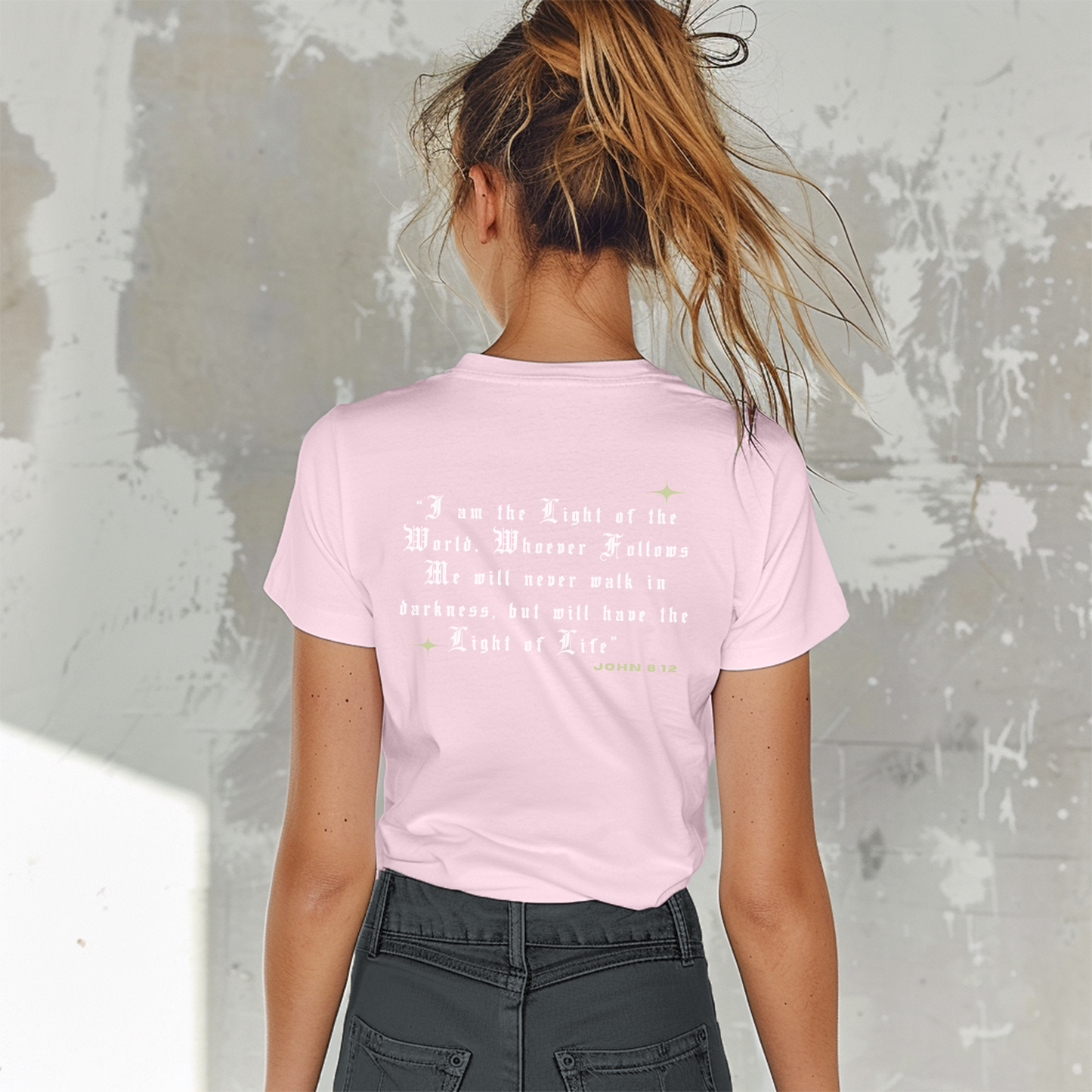 Light of The World - Christian Scripture Women's Tee