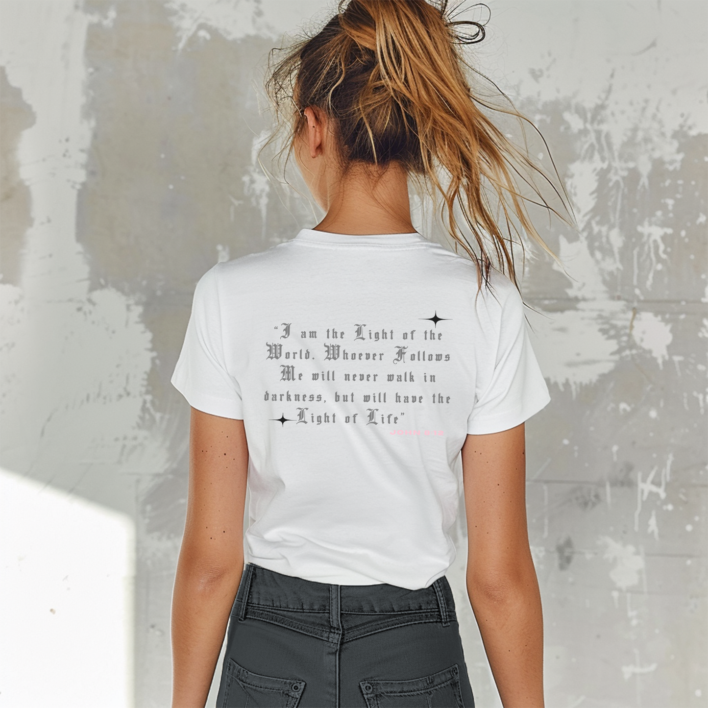 Light of The World - Christian Scripture Women's Tee