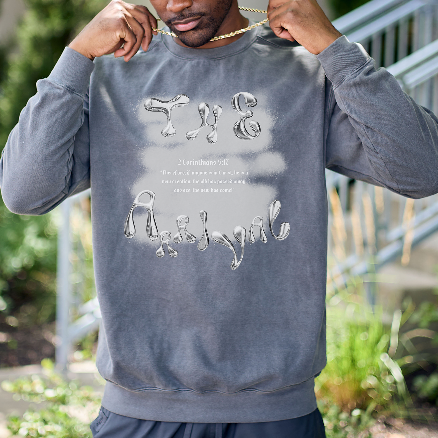 Christian Bible Scripture Unisex Sweatshirt - Pepper
