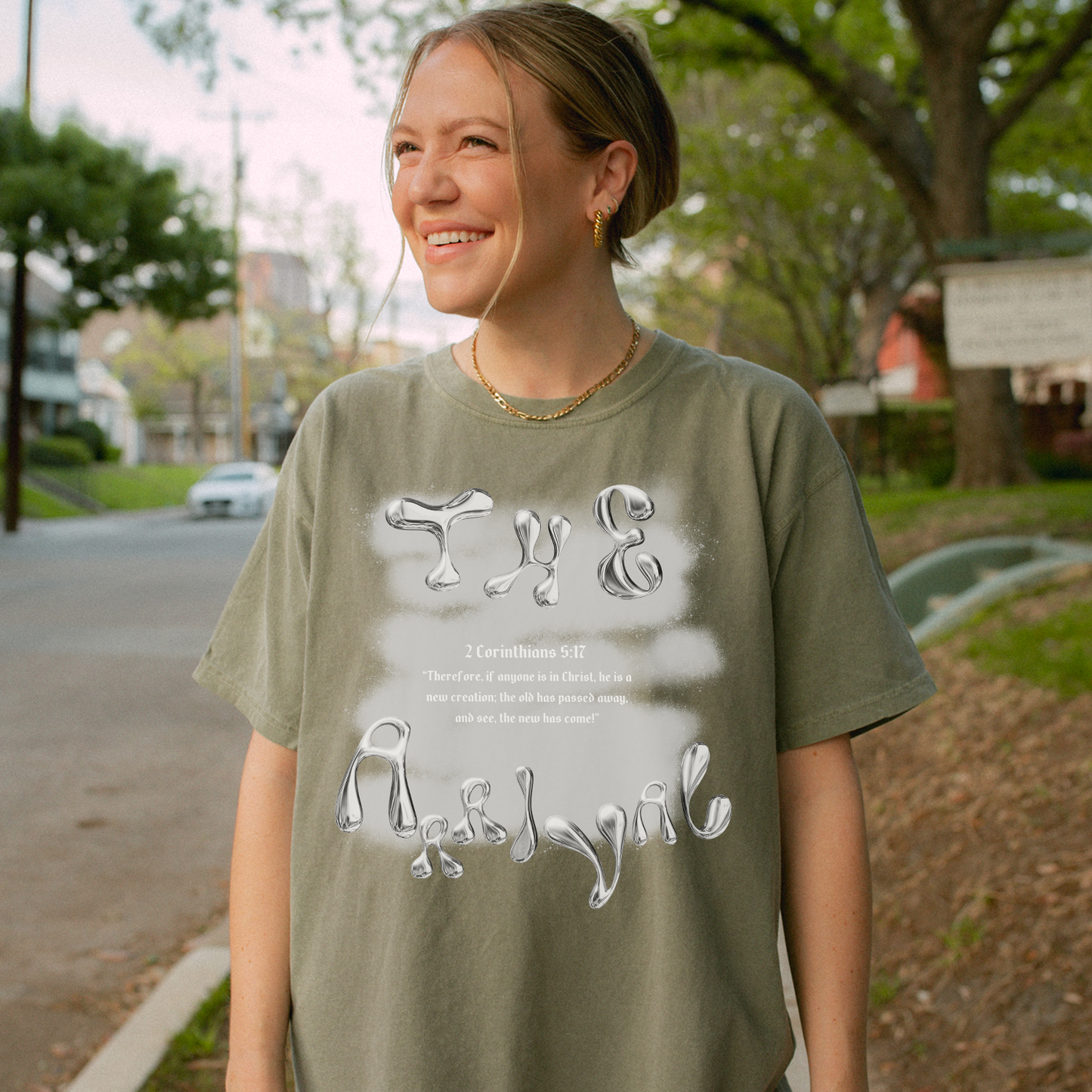 Christian Bible Scripture Unisex Tee - Moss