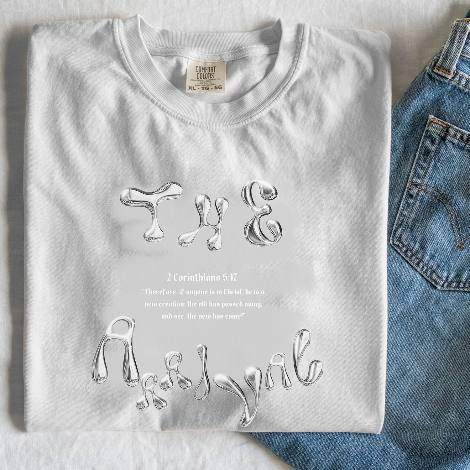 Christian Bible Scripture Unisex Tee - White