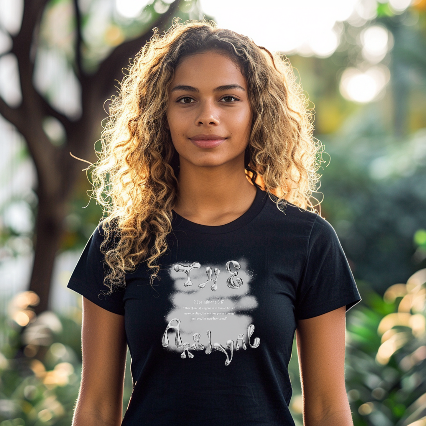 Christian Bible Scripture Women's Tee - Black