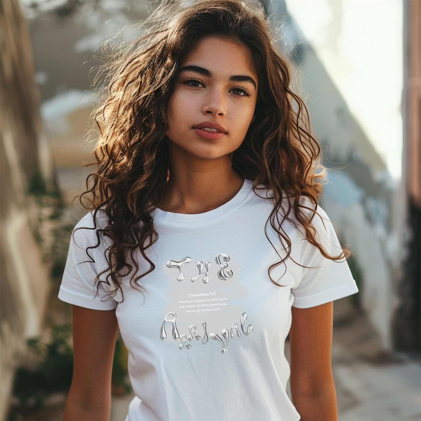 Christian Bible Scripture Women's Tee - White
