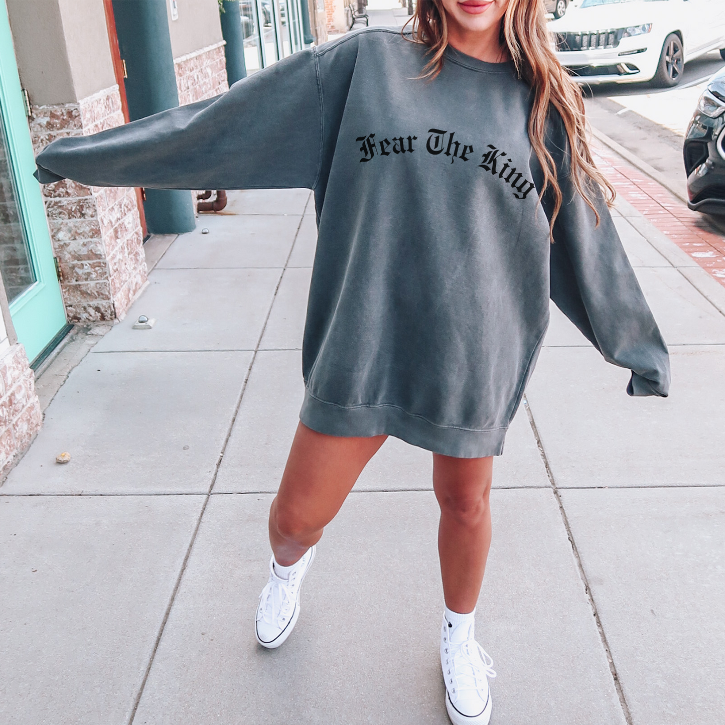 Christian Bible Scripture Sweatshirt - Pepper