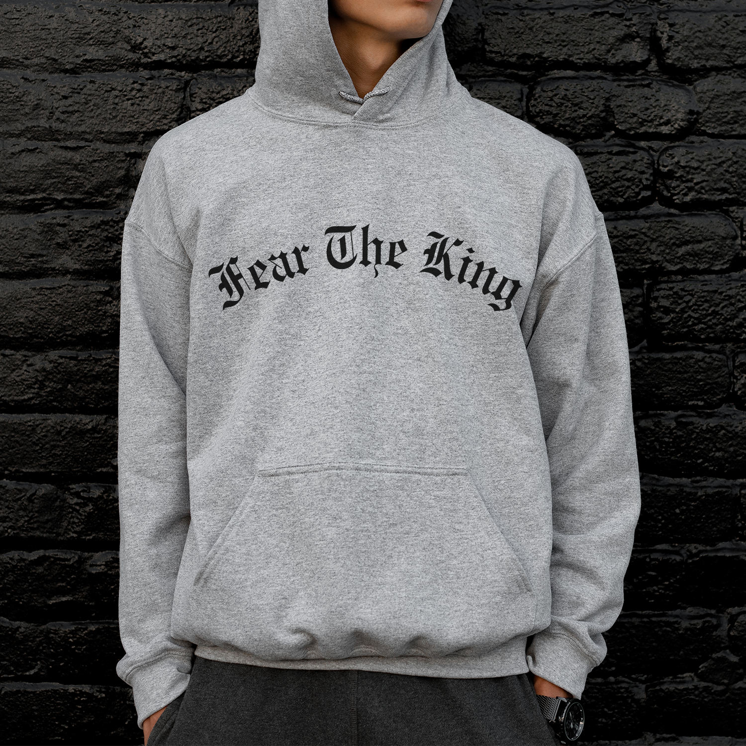 Christian Bible Scripture Hoodie - Heather Grey