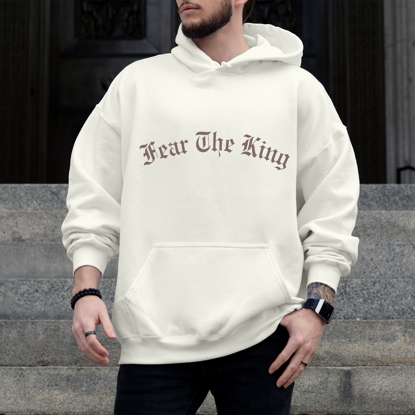 Christian Bible Scripture Hoodie - Oatmeal Heather