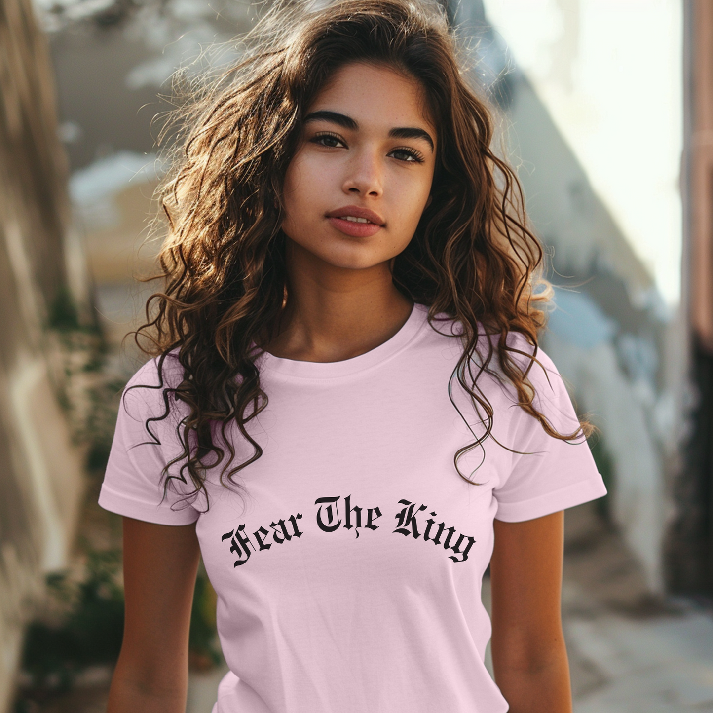 Christian Bible Scripture Tee - Light Pink