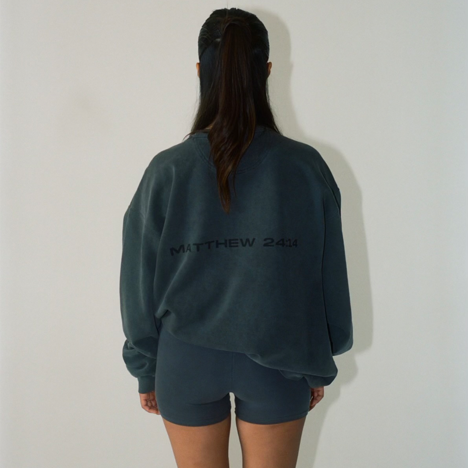 Christian Bible Scripture Sweatshirt - Pepper