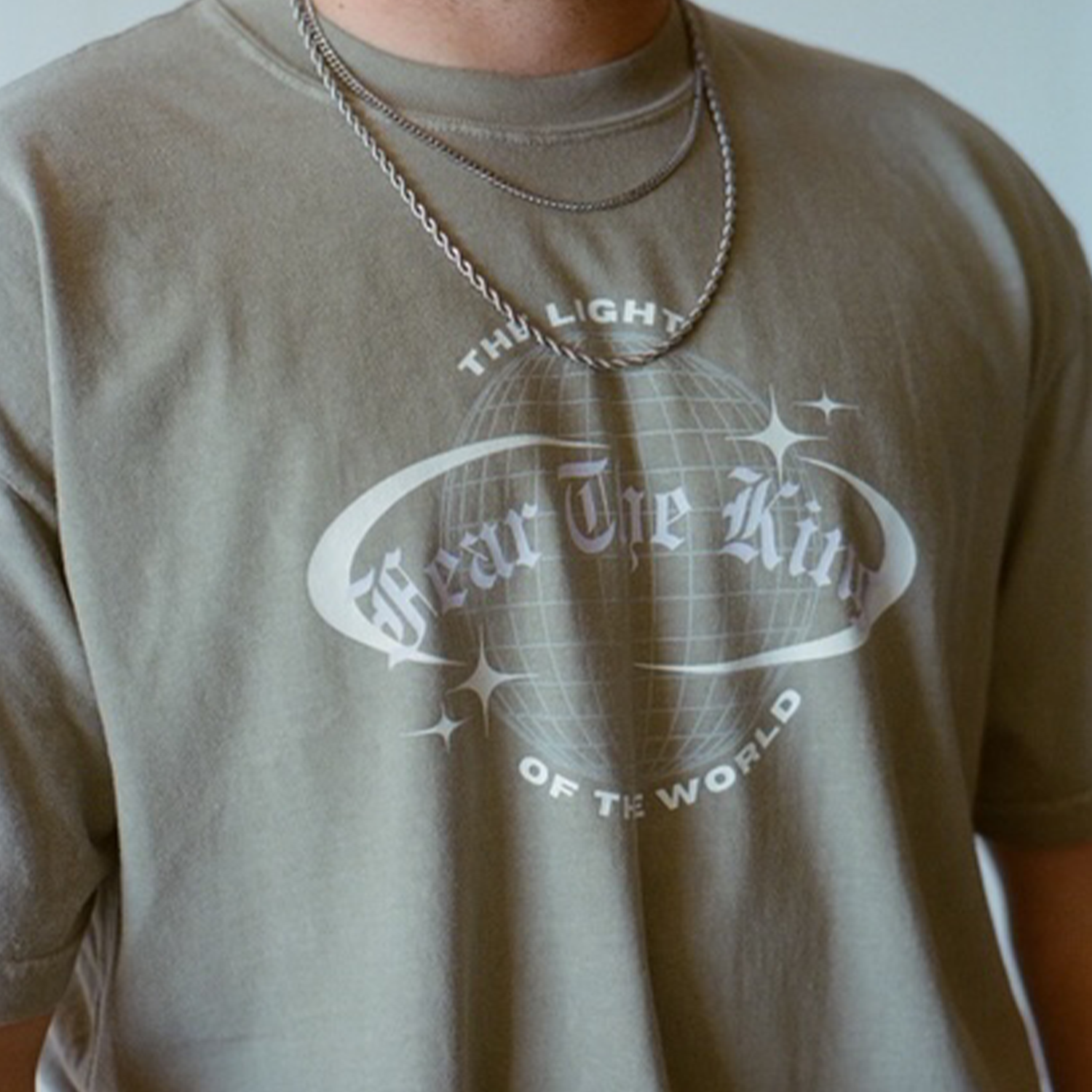 Christian Bible Scripture Tee - Khaki