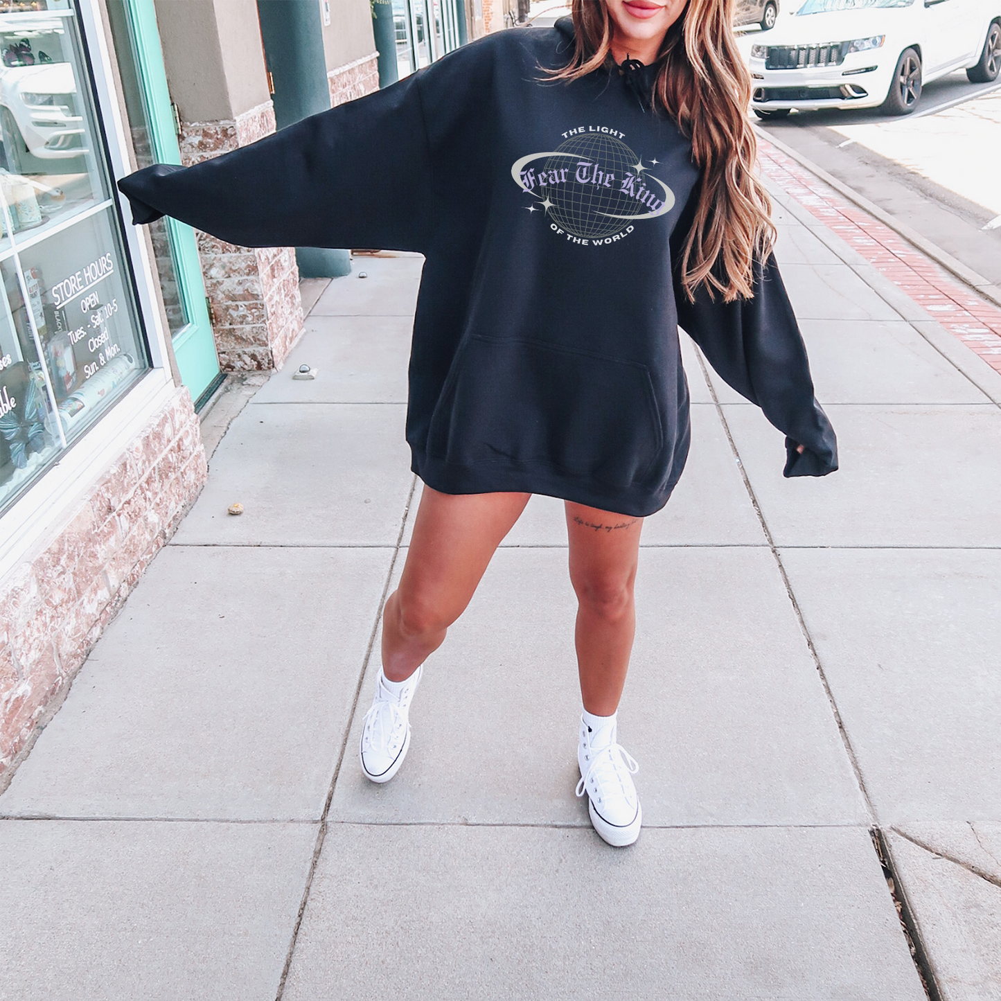 Light of The World Hoodie - Christian Scripture Unisex Hoodie