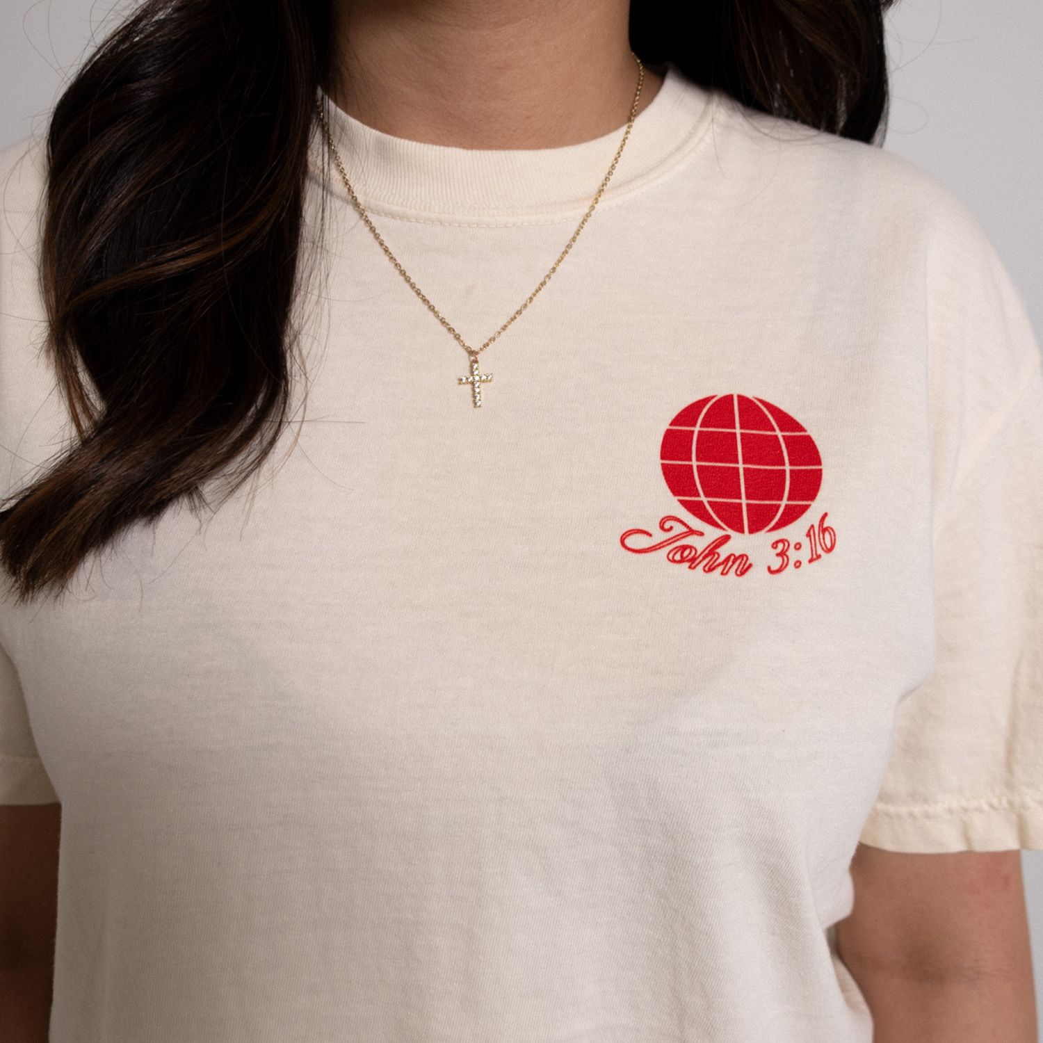 Unisex Christian Bible Scripture Tee - Ivory