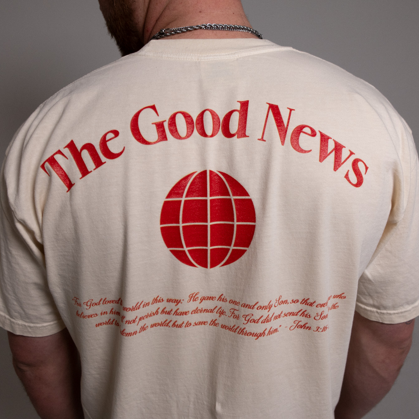 Unisex Christian Bible Scripture Tee - Ivory