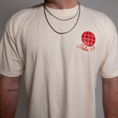 Unisex Christian Bible Scripture Tee - Ivory